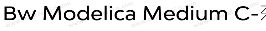 Bw Modelica Medium C字体转换